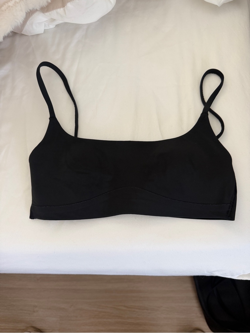 lululemon like a cloud spaghetti strap bra black